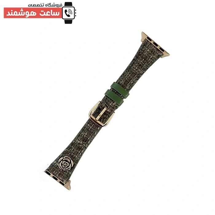 بند اپل واچ چرم گل شنل کد 20651 — تصویر ۵