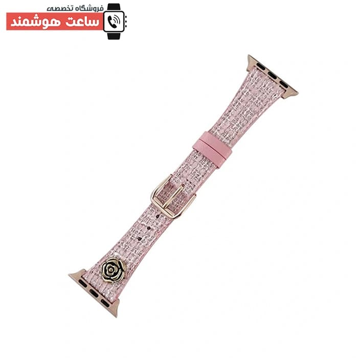 بند اپل واچ چرم گل شنل کد 20651 — تصویر ۸