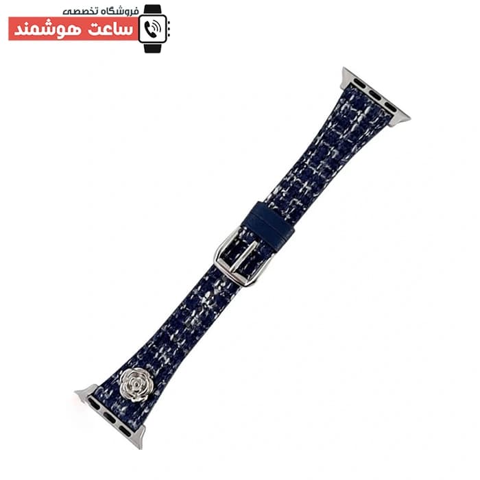 بند اپل واچ چرم گل شنل کد 20651 — تصویر ۶