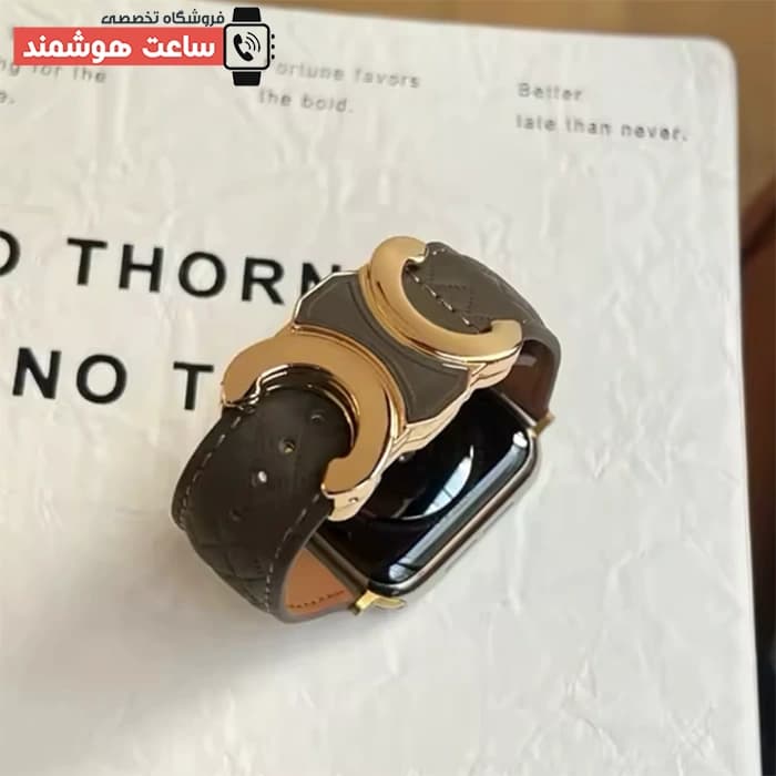 بند اپل واچ چرم سلین کد 20642 — تصویر ۸