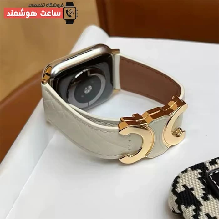 بند اپل واچ چرم سلین کد 20642 — تصویر ۶