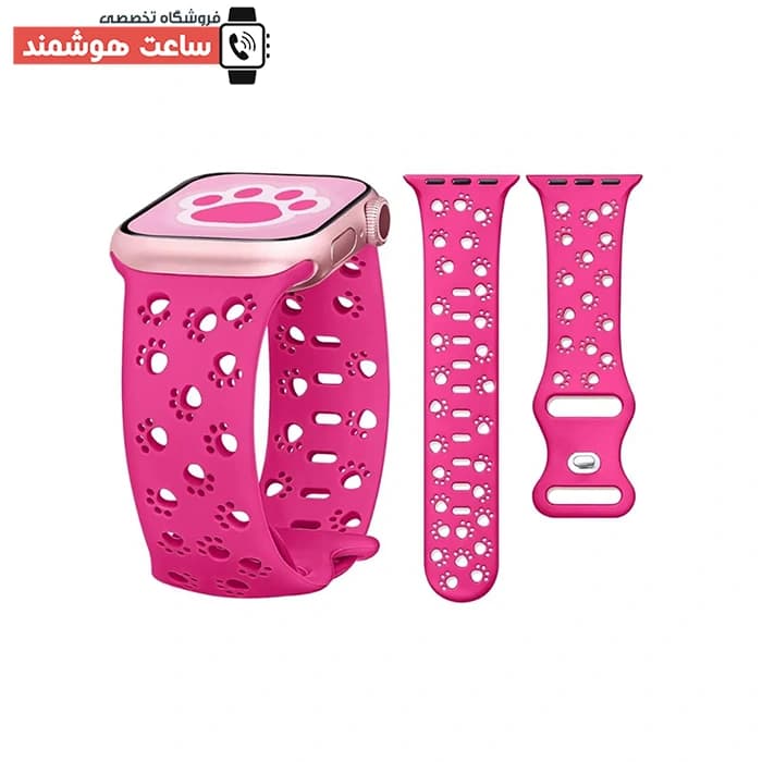 بند اپل واچ سیلیکون لیزری پنجه گربه کد 20699 — تصویر ۶