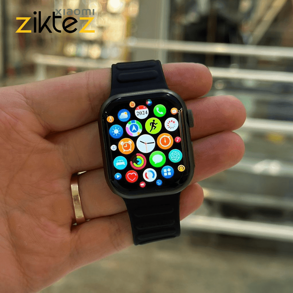 بهترین نسخه ساعت طرح اپل واچ هوشمند apple watch NEW (اورجینال پشتیبانی زبان فارسی در منو و اعلانات) — تصویر ۲