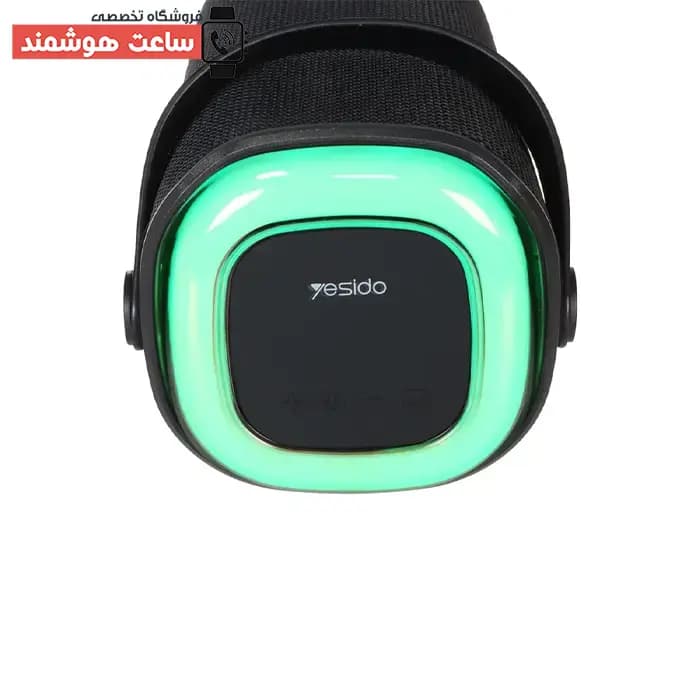 اسپیکر بلوتوثی بی سیم دسکتاپ شارژی یسیدو Yesido YSW37 توان 20 وات فلش و رم خور — تصویر ۴
