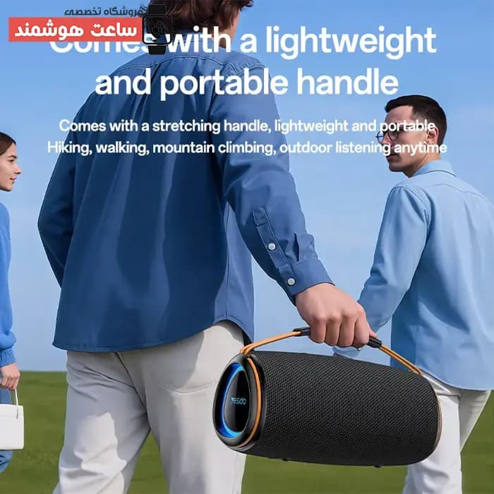 اسپیکر بلوتوثی بی سیم کوچک قابل حمل یسیدو Yesido YSW38 توان 30 وات فلش و رم خور — تصویر ۴