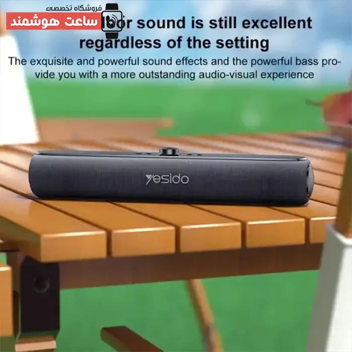 اسپیکر بلوتوثی خانگی رومیزی یسیدو Yesido YSW42 توان 20 وات — تصویر ۷