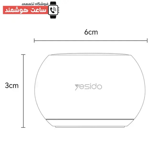 اسپیکر کوچک بلوتوثی قابل حمل بی سیم یسیدو Yesido YSW33 توان 3 وات — تصویر ۶