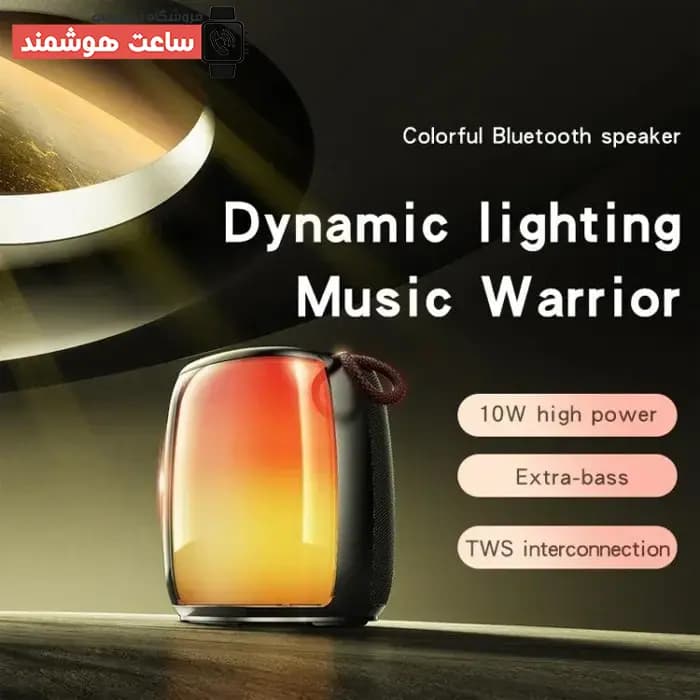 اسپیکر بلوتوثی کوچک قابل حمل شارژی یسیدو Yesido YSW20 توان 10 وات فلش و رم خور — تصویر ۳
