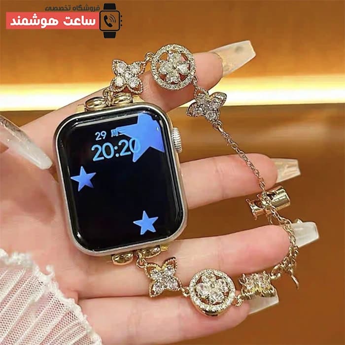 بند اپل واچ دیاموند لویی ویتون کد 20747 — تصویر ۸