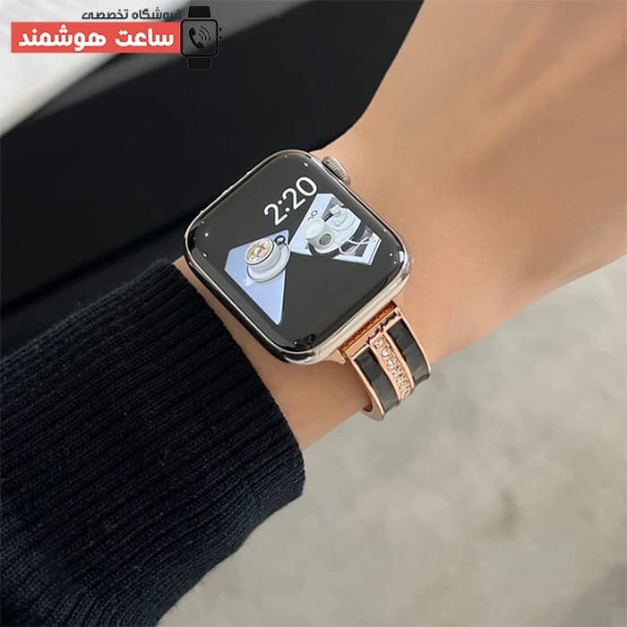 بند اپل واچ رزین دیاموند شنل کد 20744 — تصویر ۶