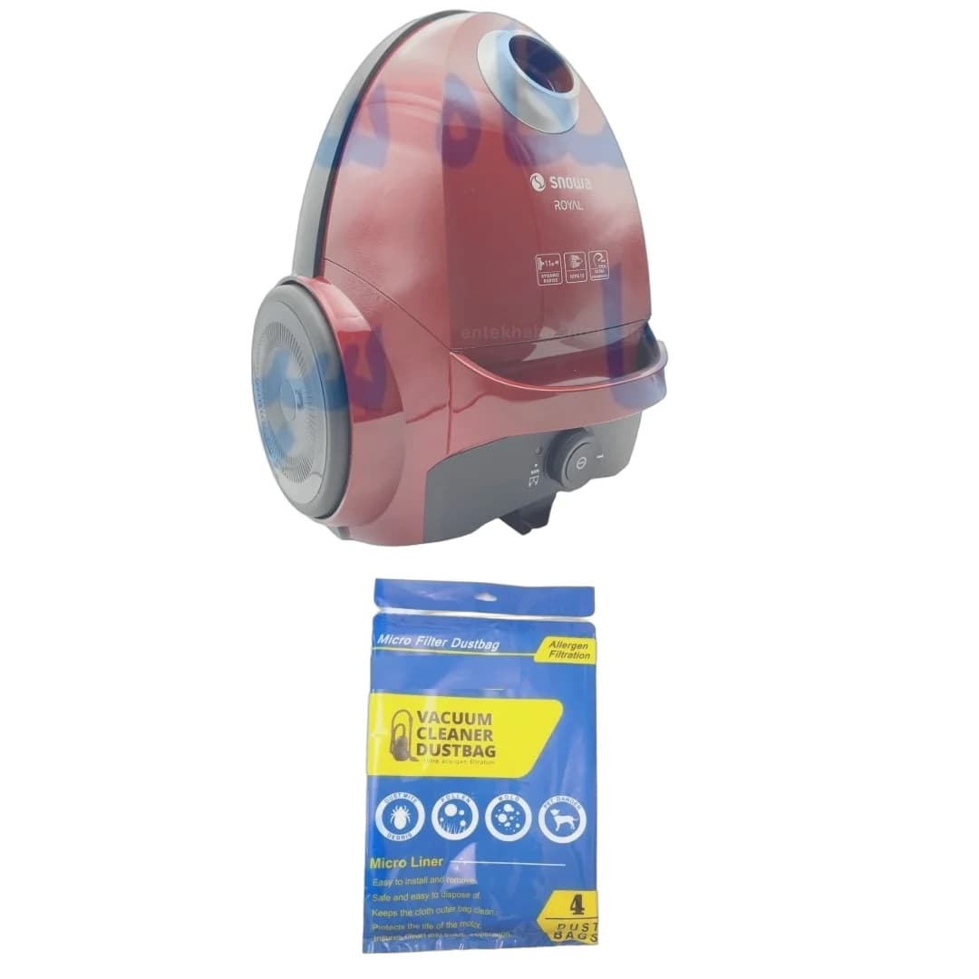 کیسه یکبارمصرف میکروفیلتری جاروبرقی اسنوا مدل RL24RD