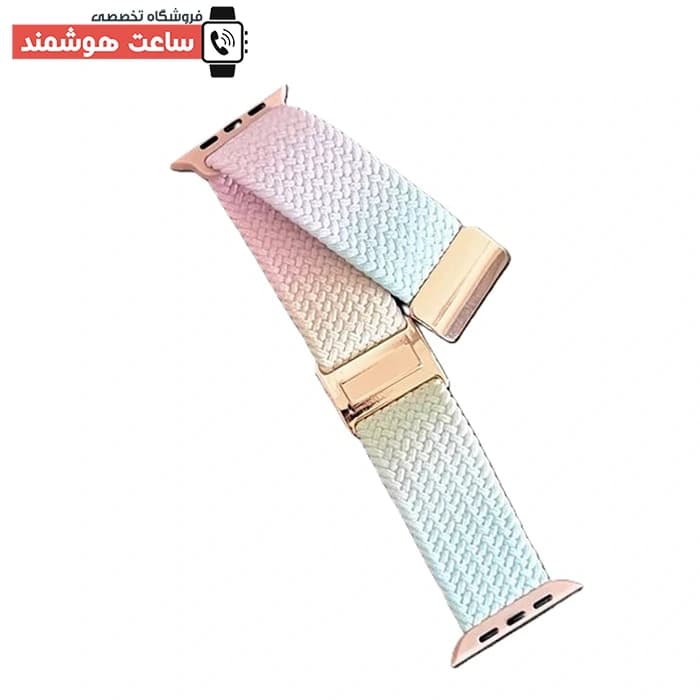 بند اپل واچ کنفی با سگک استیل مگنتی کد 20743 — تصویر ۴