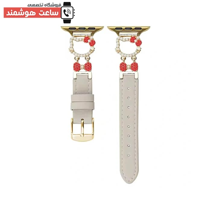 بند اپل واچ چرم کیتی کد 20741 — تصویر ۶