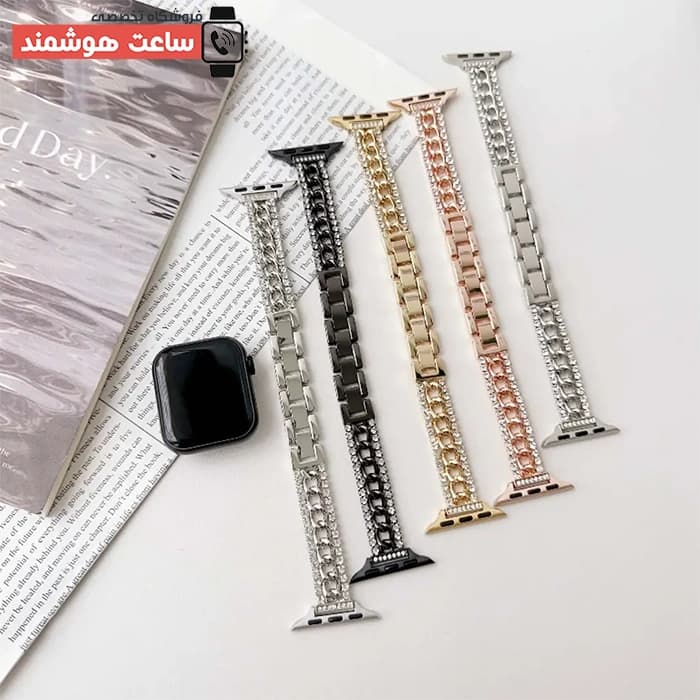 بند اپل واچ دیاموند کارتیر 2025 کد 20739 — تصویر ۳