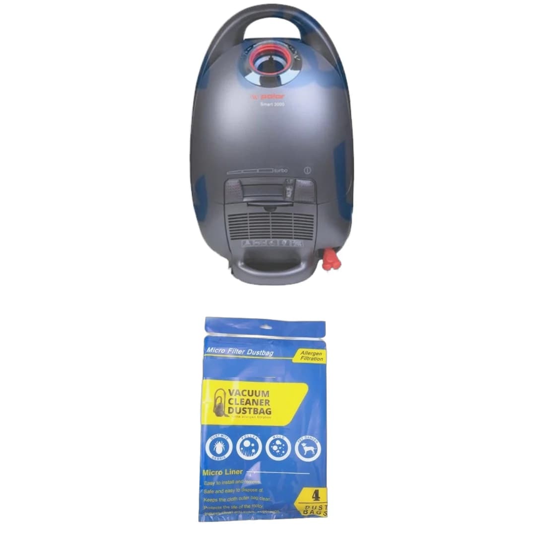 کیسه یکبارمصرف میکروفیلتری (4عددی)جاروبرقی پلار مدل 3000