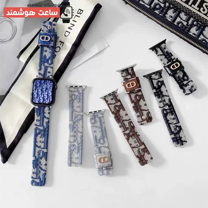 بند اپل واچ چرم دیور 2025 کد 20762 — تصویر ۷