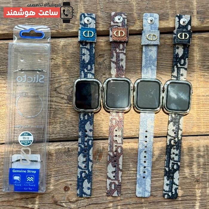 بند اپل واچ چرم دیور 2025 کد 20762 — تصویر ۳