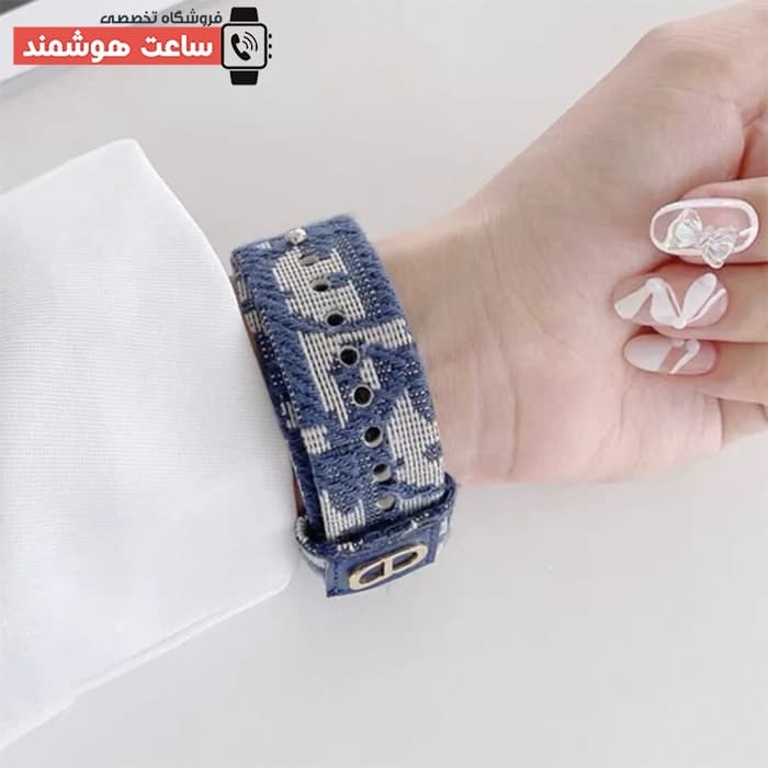 بند اپل واچ چرم دیور 2025 کد 20762 — تصویر ۶