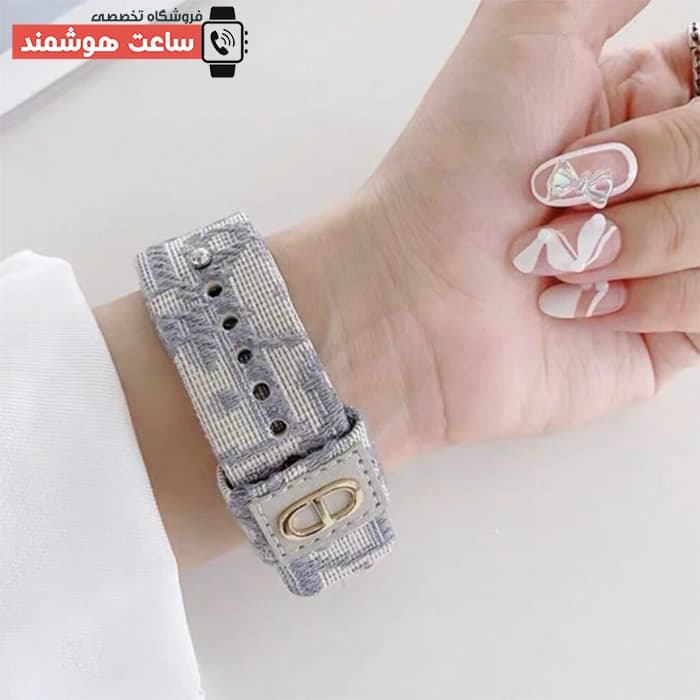 بند اپل واچ چرم دیور 2025 کد 20762 — تصویر ۵