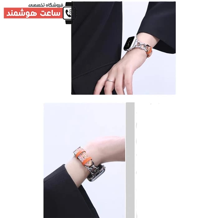 بند اپل واچ چرم کارتیر2 کد 20759 — تصویر ۸