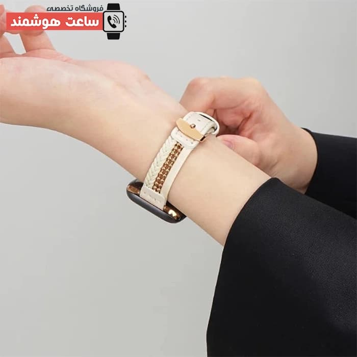 بند اپل واچ چرم سلین 2 کد 20777 — تصویر ۷