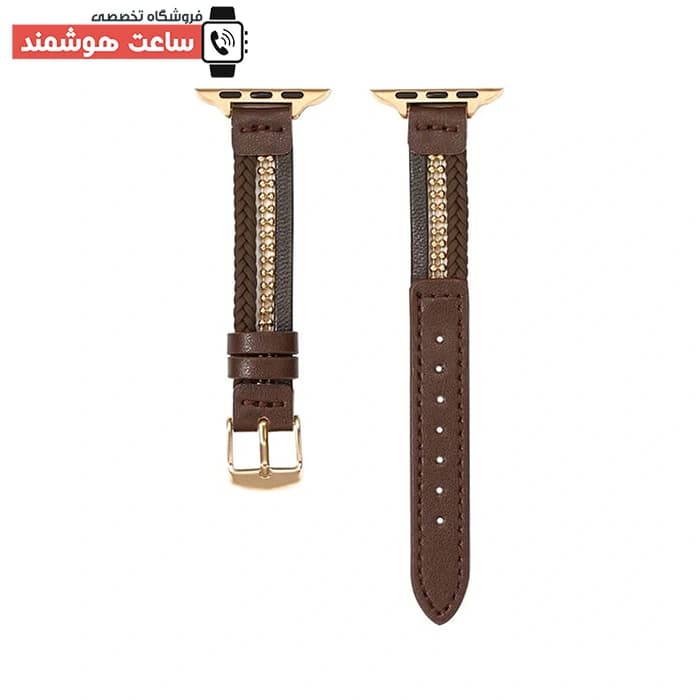 بند اپل واچ چرم سلین 2 کد 20777 — تصویر ۴