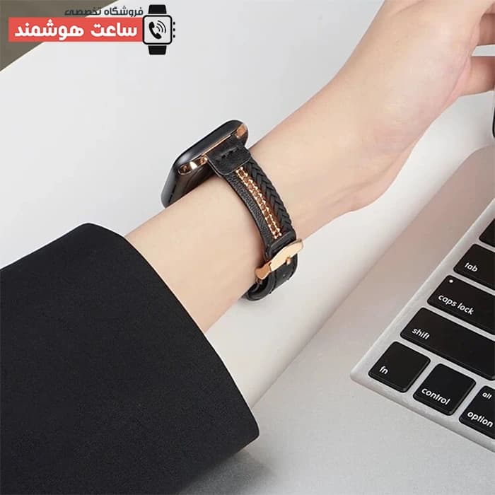 بند اپل واچ چرم سلین 2 کد 20777 — تصویر ۵