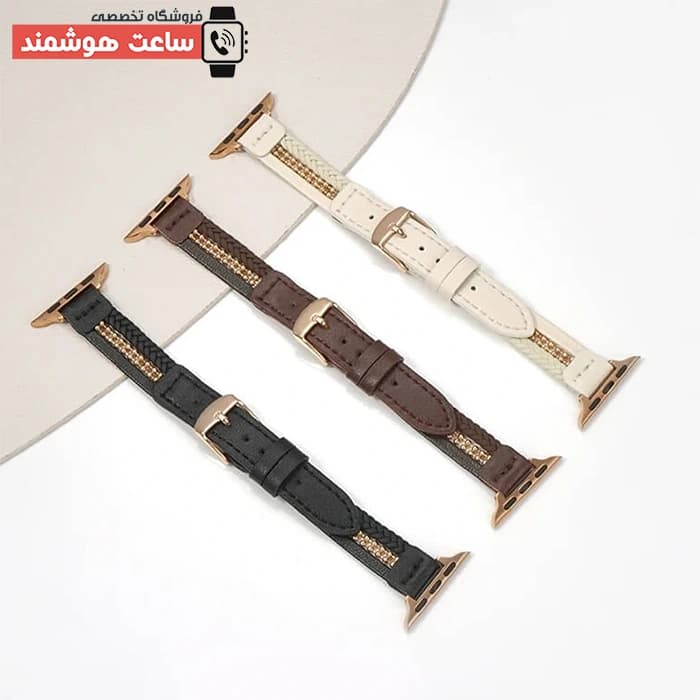 بند اپل واچ چرم سلین 2 کد 20777 — تصویر ۸