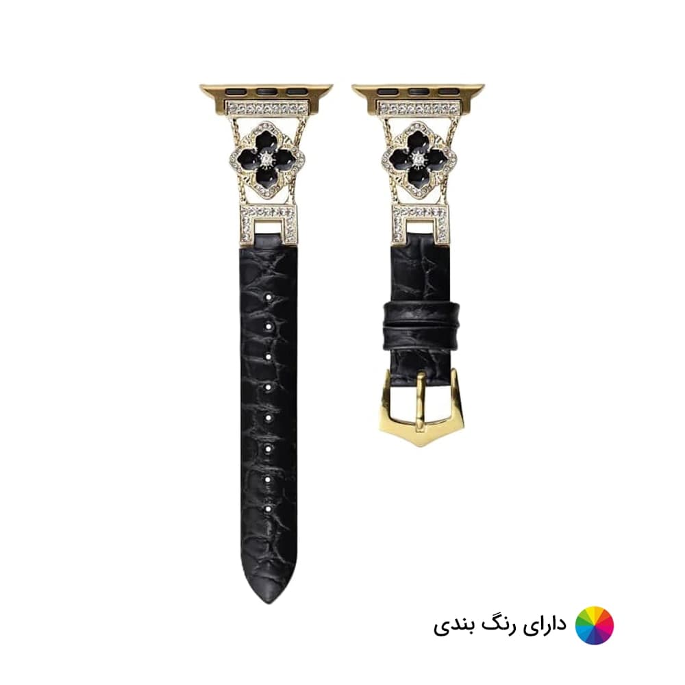 بند اپل واچ چرم گل شنل 2 کد 20788