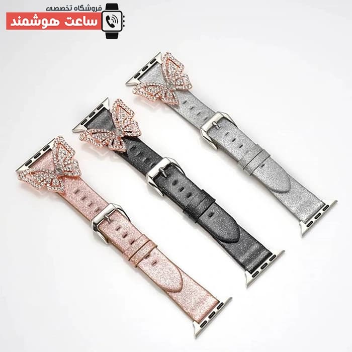 بند اپل واچ شاین استیکر پروانه کد 20794 — تصویر ۸