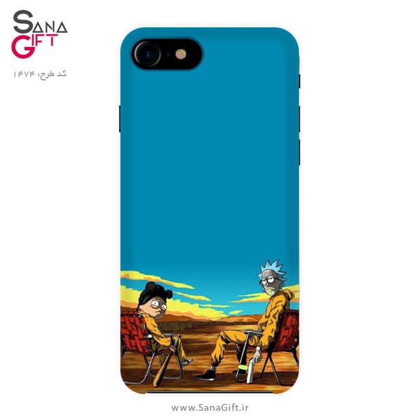 قاب موبایل طرح Rick And Morty (Breaking Bad) — تصویر ۲
