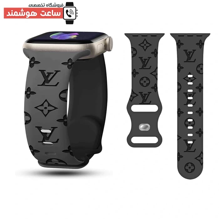 بند اپل واچ سیلیکونی لویی ویتون کد 20804 — تصویر ۴