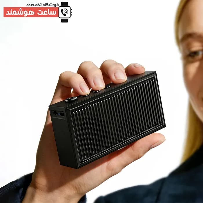اسپیکر کوچک قابل حمل شارژی بلوتوثی ایس فست ACEFAST K9 Go توان 7 وات رم و فلش خور — تصویر ۷