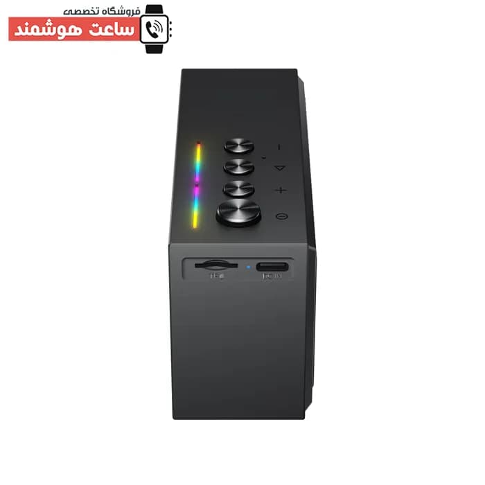 اسپیکر کوچک قابل حمل شارژی بلوتوثی ایس فست ACEFAST K9 Go توان 7 وات رم و فلش خور — تصویر ۵