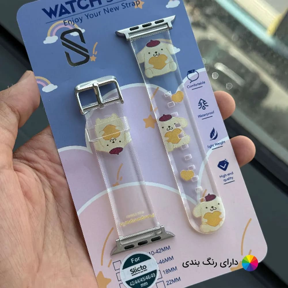 بند اپل واچ پلاستیکی انیمه کد 20818