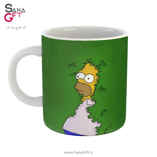 لیوان طرح هومر سیمپسون – Homer Simpson Hiding