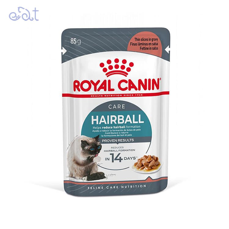 پوچ گربه رویال کنین مدل هربال RoyalCanin Hairball Care Pouch وزن 85 گرم