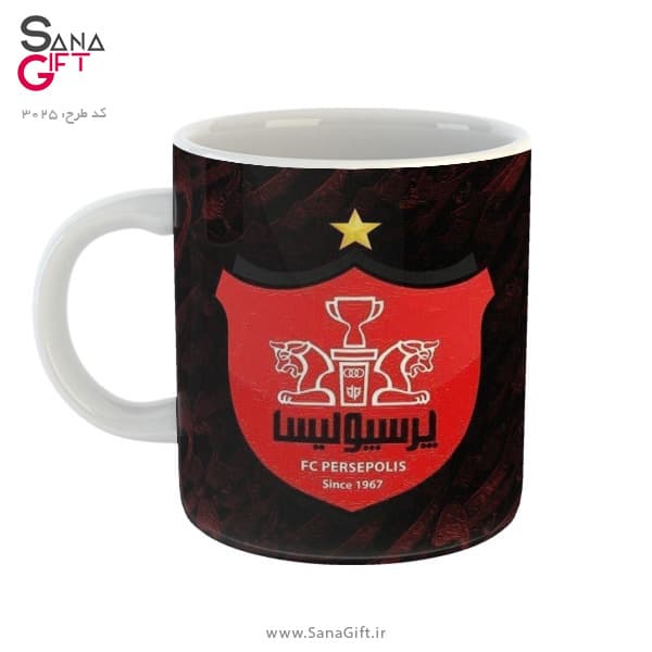 لیوان طرح پرسپولیس عشقه