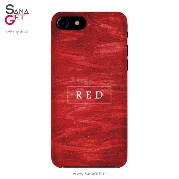 قاب موبایل طرح قرمز – RED