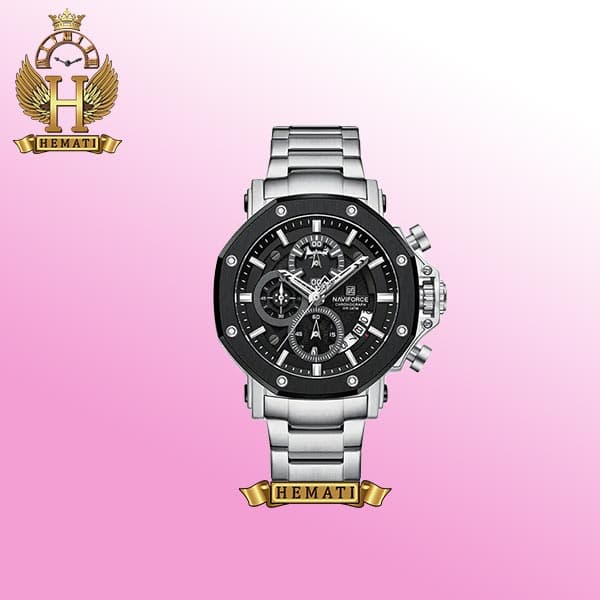 ساعت مچی مردانه نیوی فورس Naviforce NF8065 بند فلز (در هفت رنگبندی)