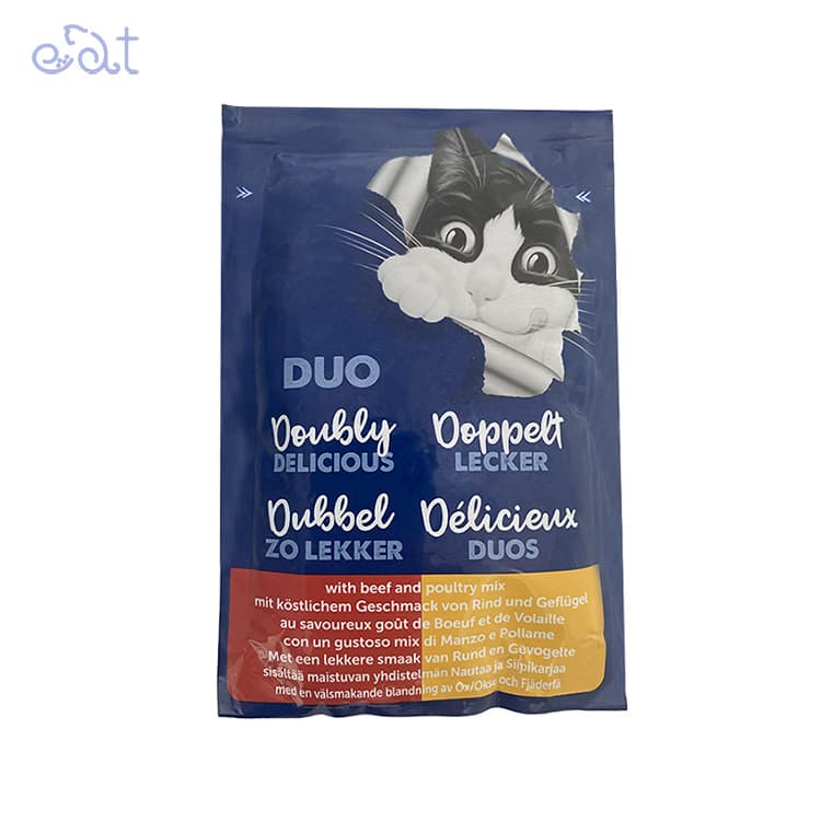 پوچ گربه فلیکس با طعم گوشت گاو و پرندگان مدل Felix With Beef & Poultry Mix وزن 85 گرم