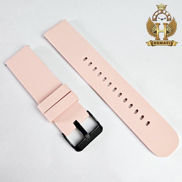 بند ساعت مچی سیلیکونی ساده BAND22202 (سایز 22) — تصویر ۴