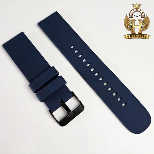 بند ساعت مچی سیلیکونی ساده BAND22202 (سایز 22) — تصویر ۹