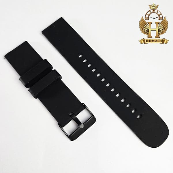 بند ساعت مچی سیلیکونی ساده BAND22202 (سایز 22) — تصویر ۸