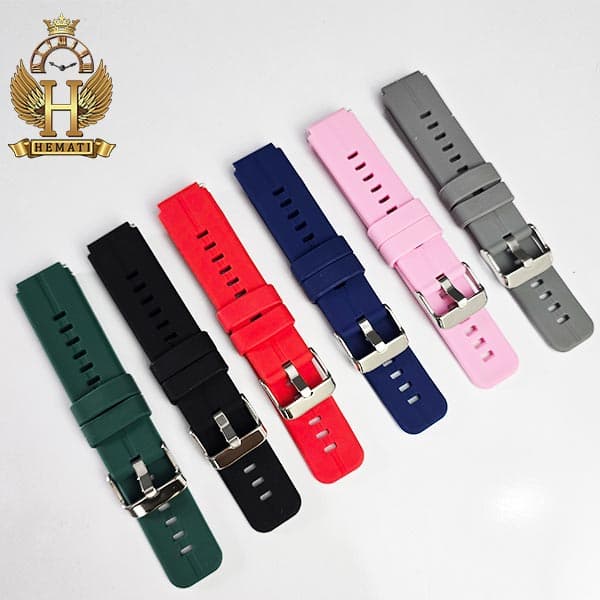 بند ساعت مچی سیلیکونی ساده BAND16200 (سایز 16)