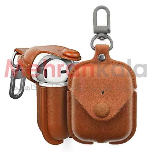 کاور محافظ چرمی ایرپاد اپل مدل Airpods 2 Protective — تصویر ۲