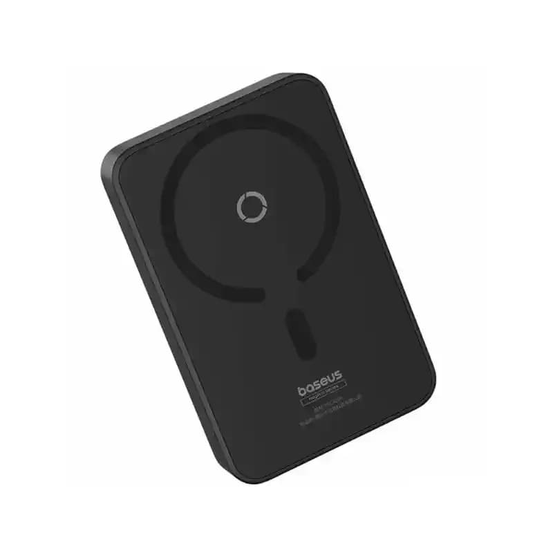 پاور بانک بی سیم مگنتی باسئوس مدل Magnetic Wireless 20w با ظرفیت 5000 میلی‌آمپر ساعت — تصویر ۷