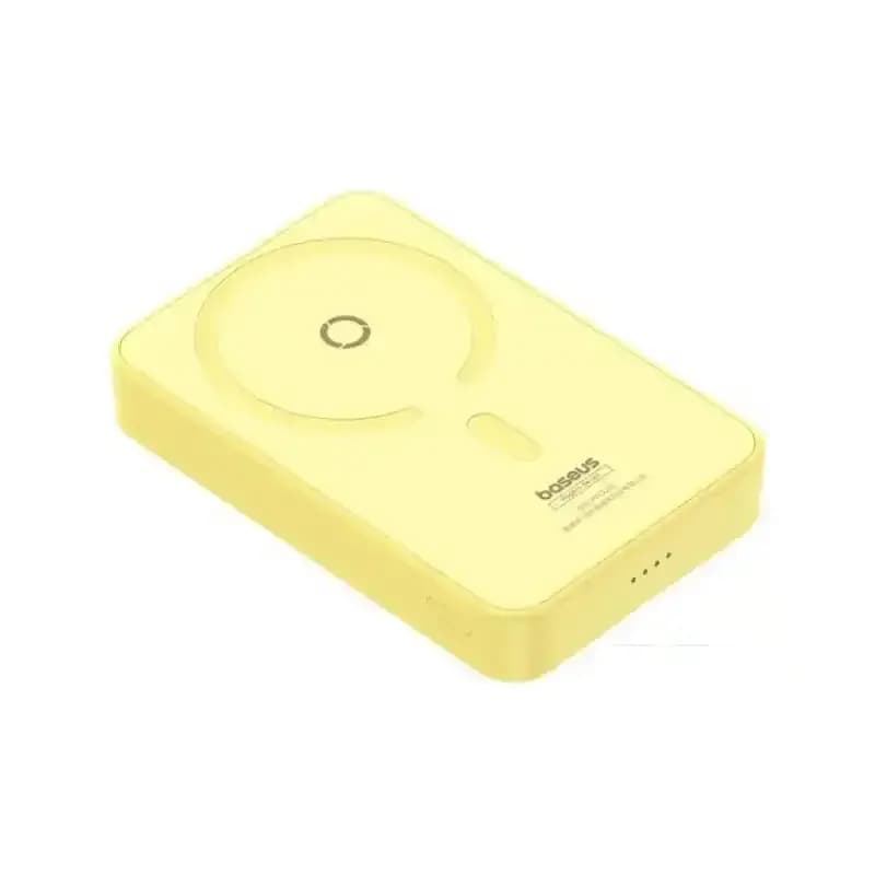 پاور بانک بی سیم مگنتی باسئوس مدل Magnetic Wireless 20w با ظرفیت 5000 میلی‌آمپر ساعت — تصویر ۴