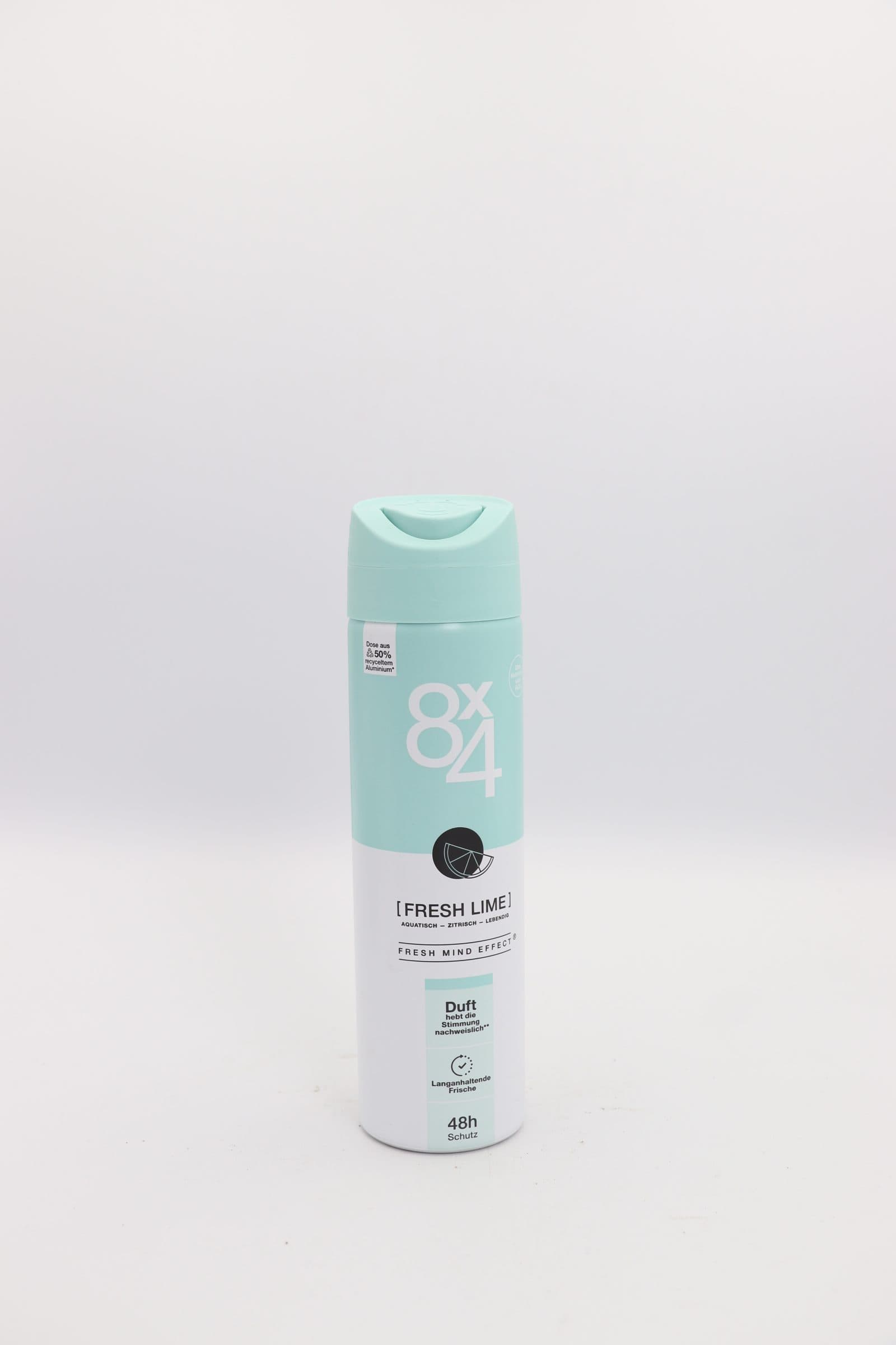اسپری دئودورانت زنانه 8×4 Fresh Lime – طراوت مرکباتی و محافظت 48 ساعته