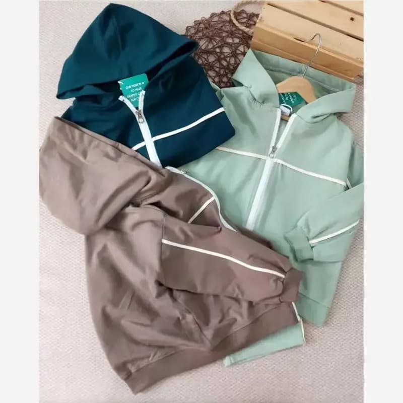 سویشرت شلوار مینیمال بچگانه دورس پنبه پاییزه سایز 2 تا 9 سال — تصویر ۲